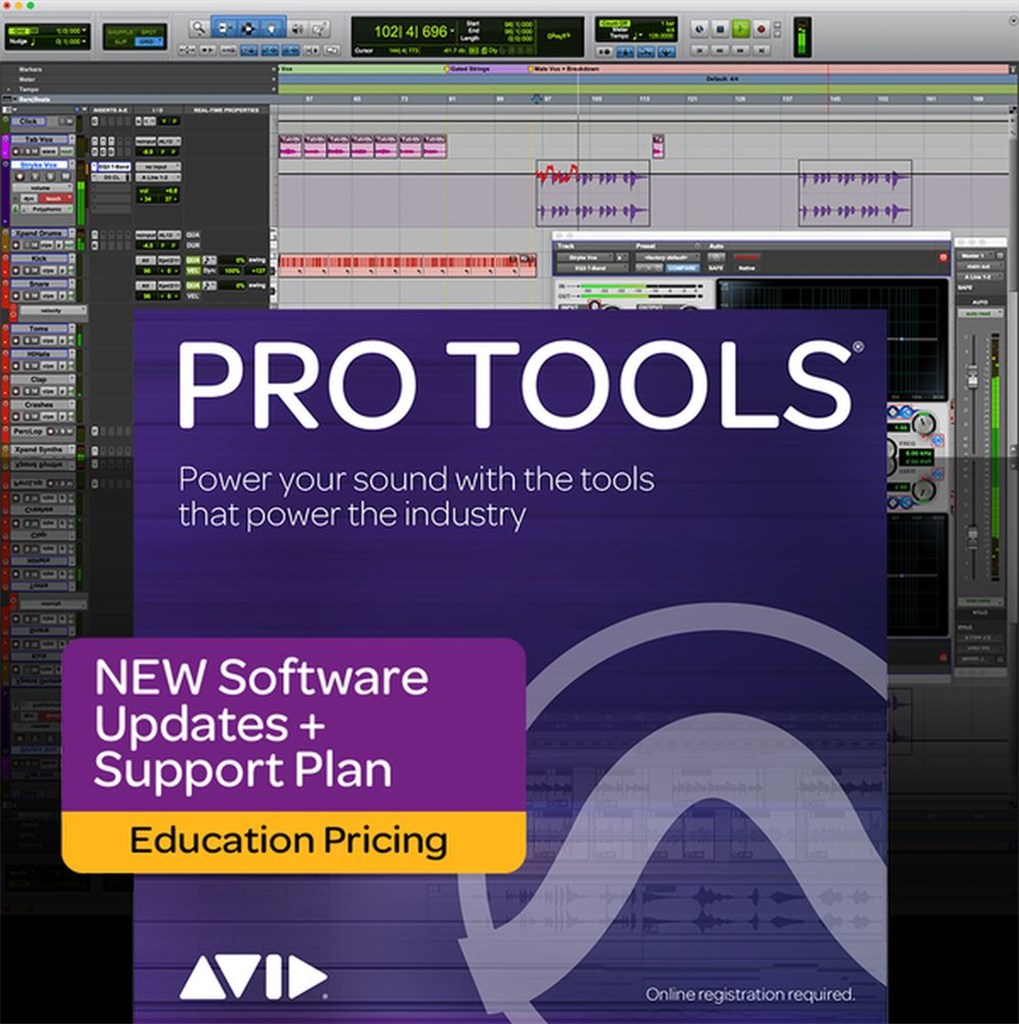 Pro Tools New Support (Edu User, Boxed)